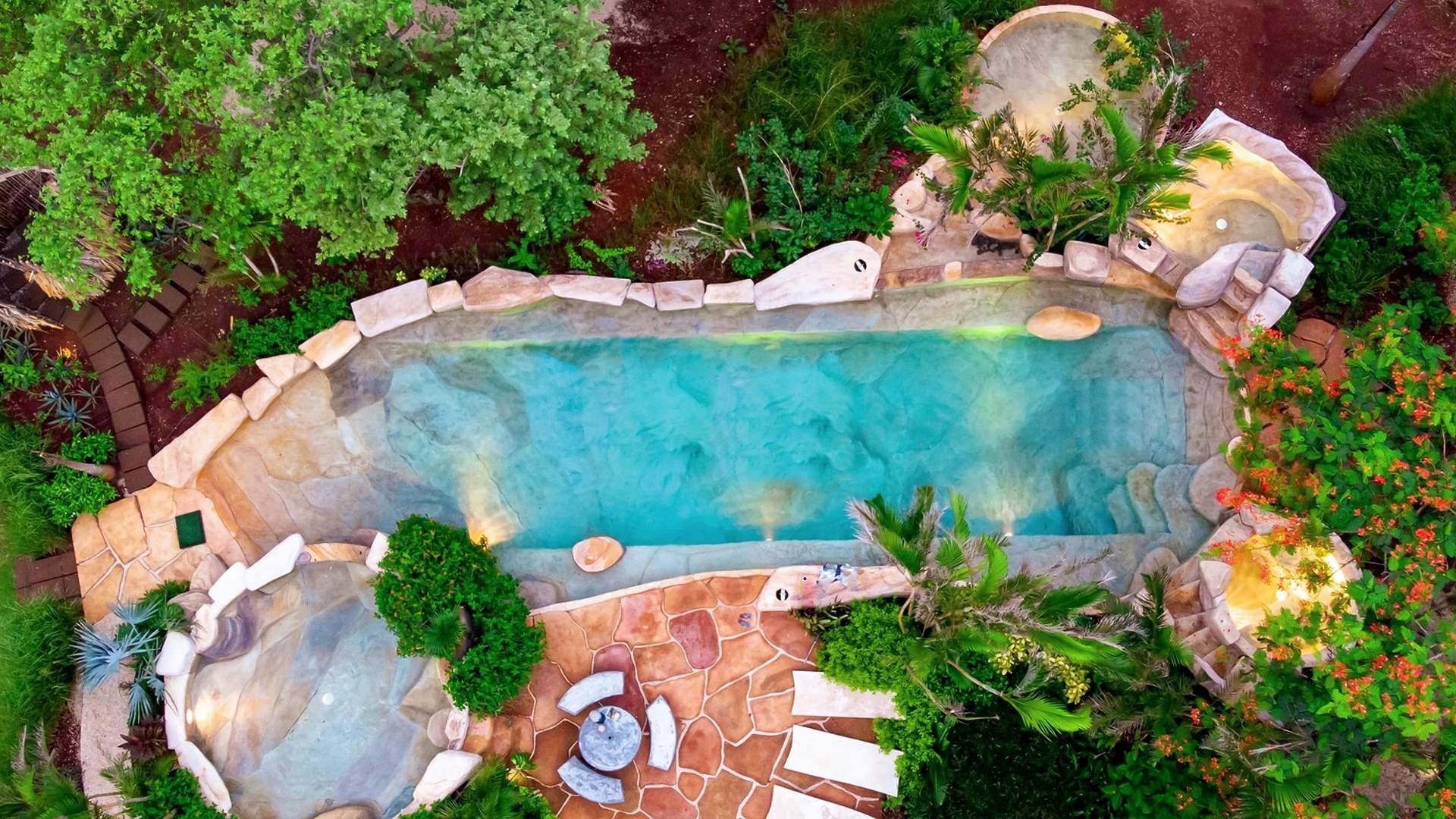 5613-La grande piscine du lodge écologique en vente à Playa Negra