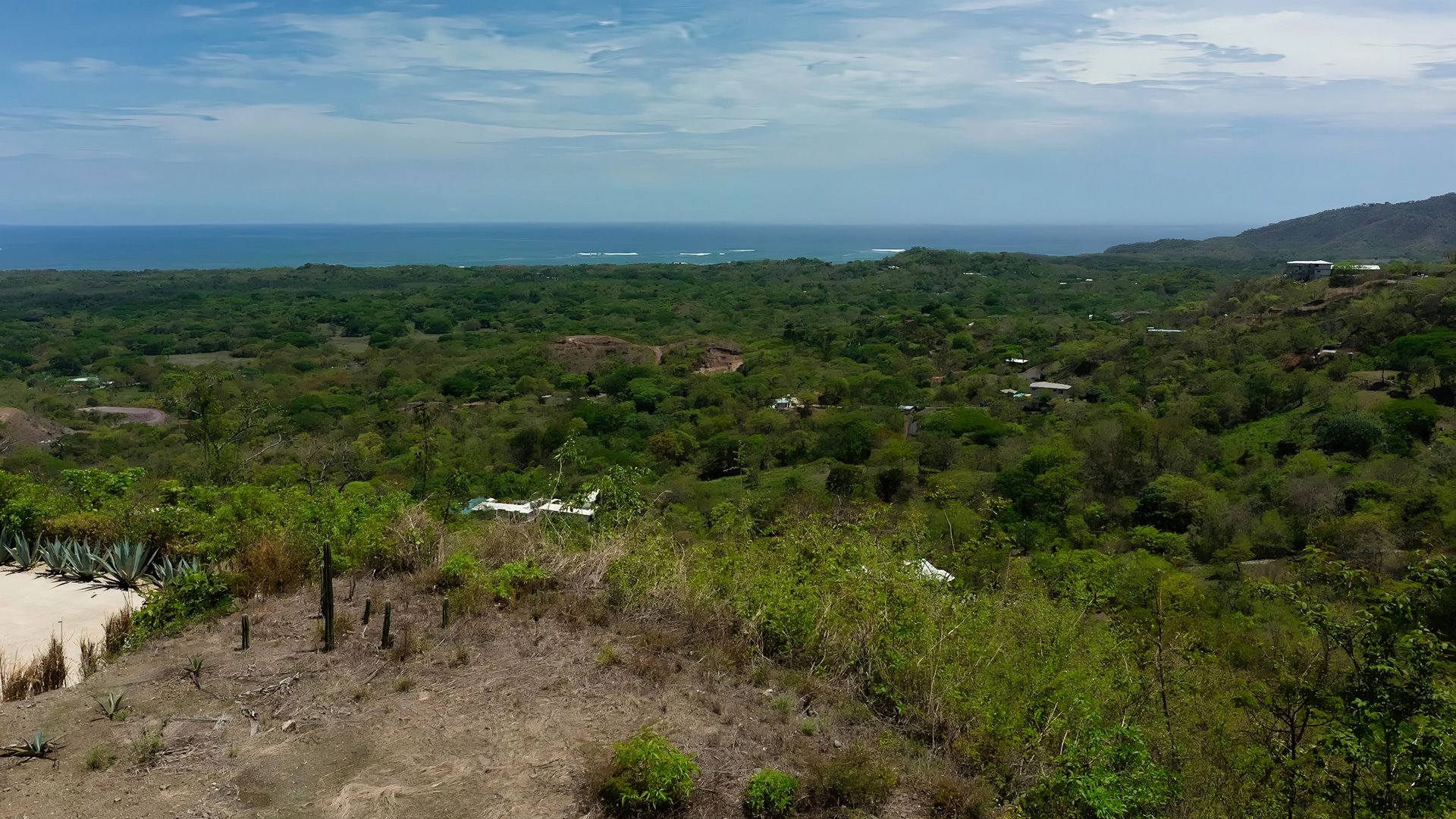 10039-La large vue mer du terrain en vente à Playa Grande au Costa Rica