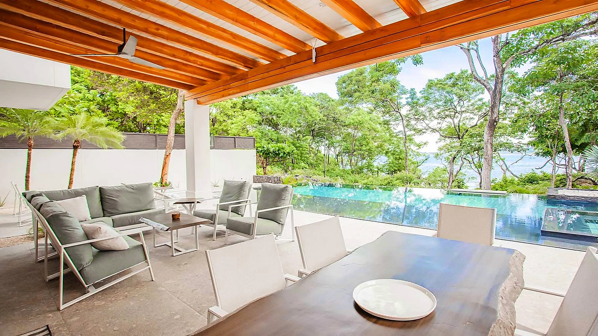 11296-La vue mer de la spacieuse villa de luxe en vente à Langosta au Costa Rica