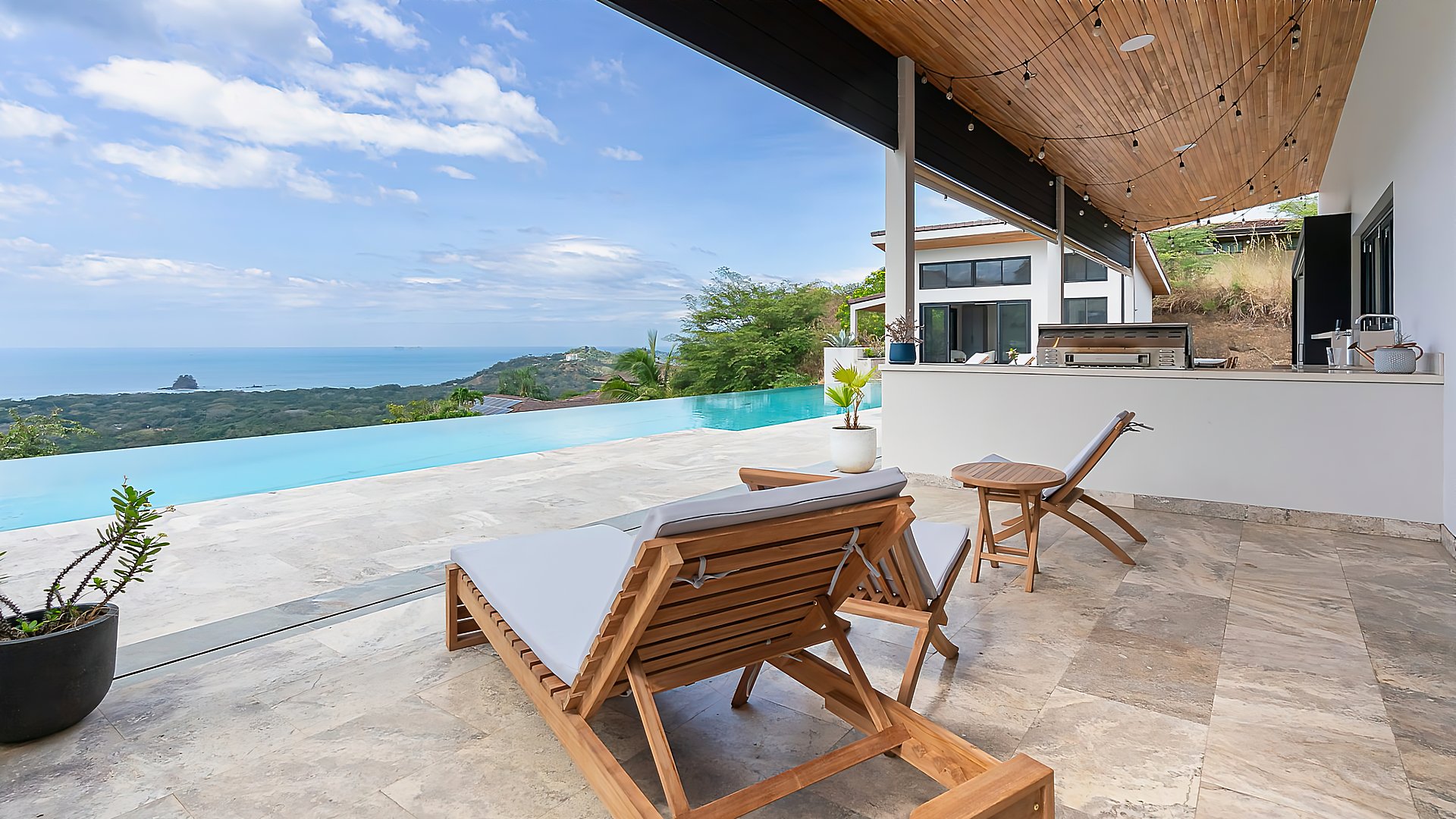 11533-La vue mer de la villa à vendre dans un domaine privé au Costa Rica