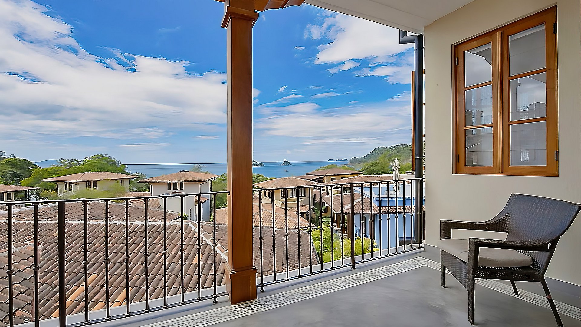 12328-La vue mer de l'appartement de 2 chambres en vente à Las Catalinas au Costa Rica