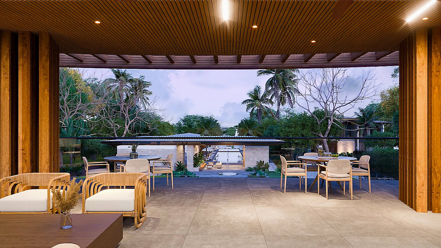 12419-Le beach club avec vue sur la piscine
