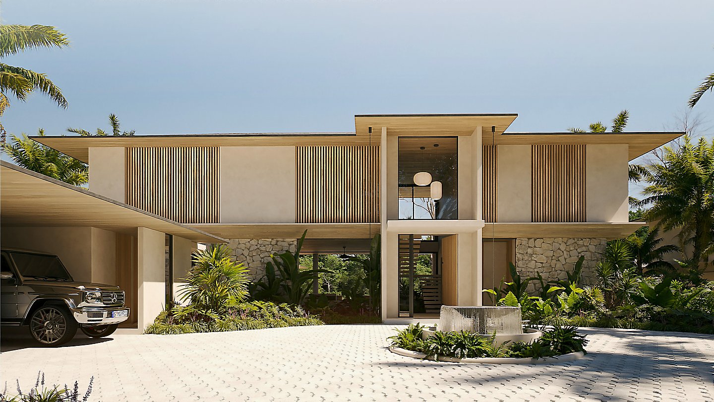 12447-La façade de la villa 2