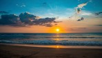 9846-Coucher de soleil sur l'une des plages d'Hacienda Pinilla