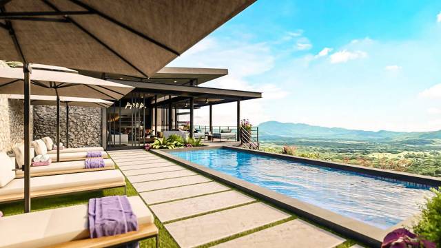 A Tamarindo, villa neuve en vente avec vue sur les collines et la vallée...