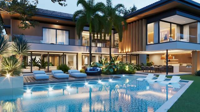Villa de luxe à vendre dans un cadre très privilégié au Costa Rica, à quelques pas de la mer...