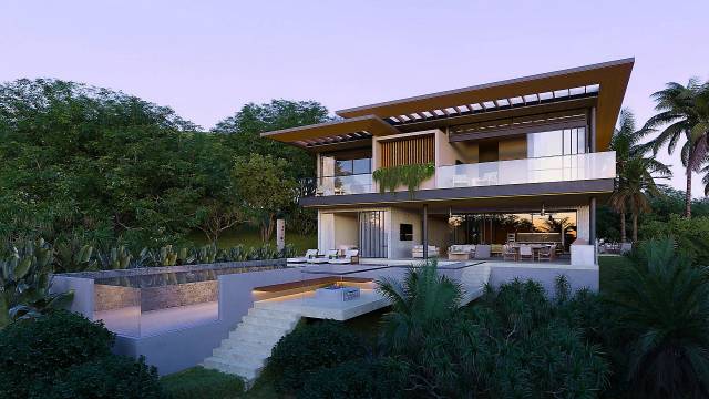 Luxueuse villa avec vue mer en vente à Flamingo dans un domaine privé de prestige...
